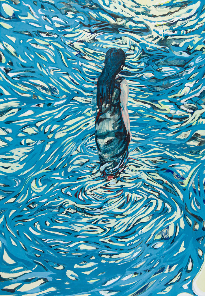 La dame du fleuve, CLÉMENT DENIS, 2021Acrylic on canvas140.0 × 100.0 cm