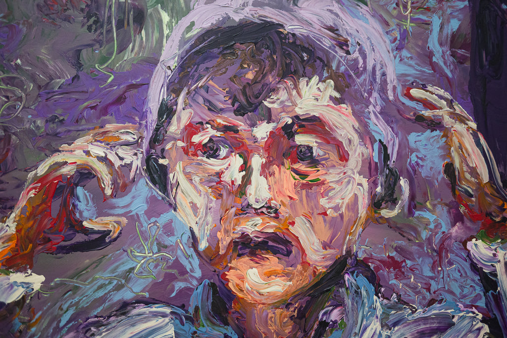 Le cri, CLÉMENT DENIS, 2014Acrylic on canvas96.0 × 146.0 cm