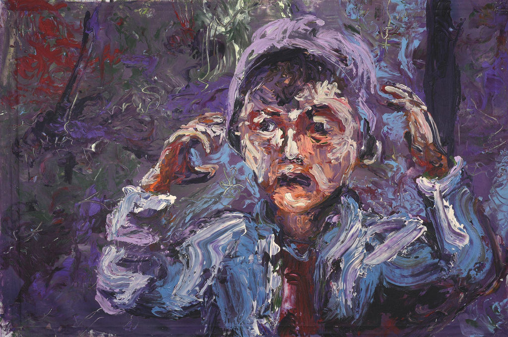Le cri, CLÉMENT DENIS, 2014Acrylic on canvas96.0 × 146.0 cm