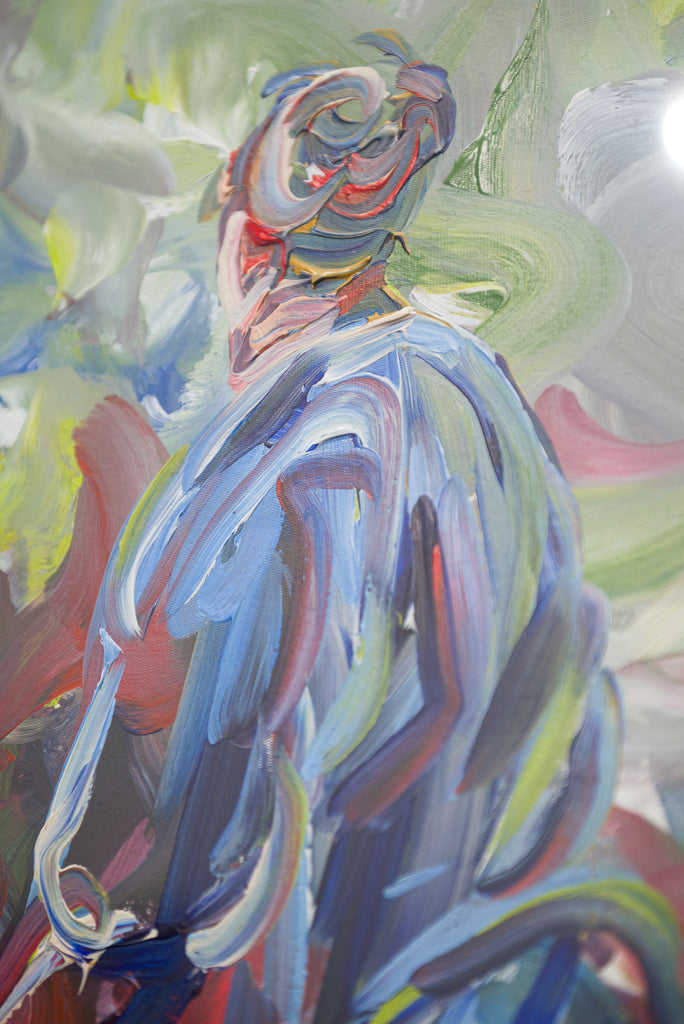 Mon avenir, CLÉMENT DENIS, 2016Acrylic on paper70.0 × 50.0 cm