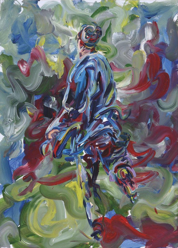 Mon avenir, CLÉMENT DENIS, 2016Acrylic on paper70.0 × 50.0 cm