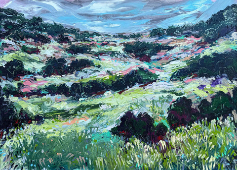 Untitled (Green Valley), CLÉMENT DENIS, 2018Acrylic on canvas145.0 × 200.0 cm