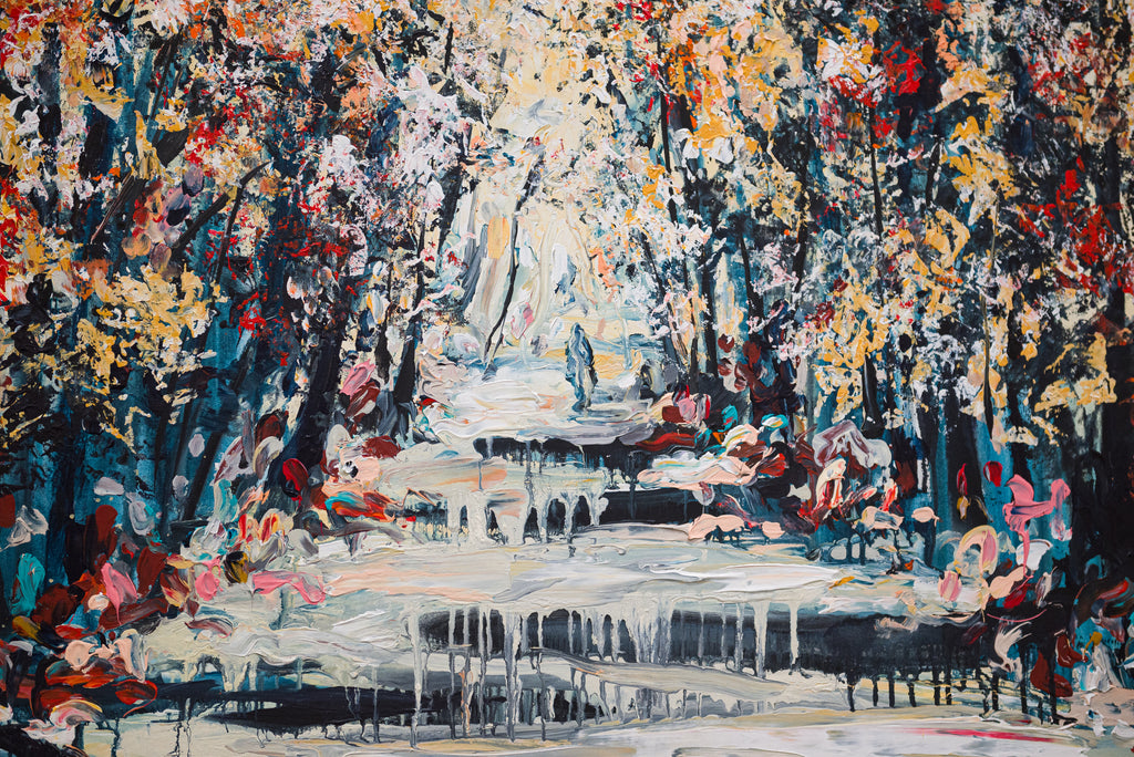 Forest, CLÉMENT DENIS, 2016Acrylic on canvas100.0 × 150.0 cm