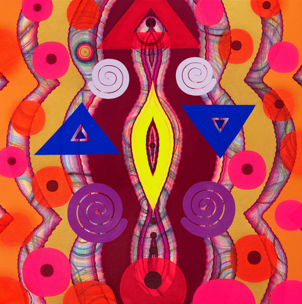 Goddess 19, DAI YING, 2025Mixmedia on Chinese xuan paper195.0 × 195.0 cm