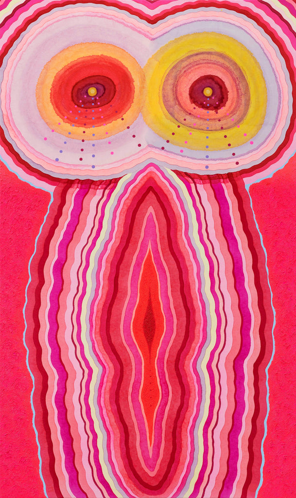 Goddess 20, DAI YING, 2025Mixmedia on Chinese xuan paper160.0 × 96.0 cm