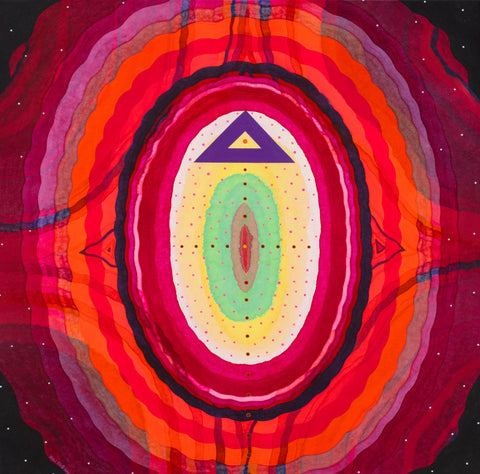 Goddess 21, DAI YING, 2025Mixmedia on Chinese xuan paper90.0 × 90.0 cm