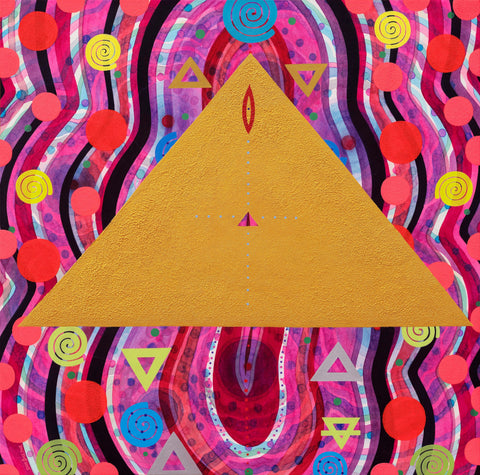 Goddess 22, DAI YING, 2025Mixmedia on Chinese xuan paper96.0 × 96.0 cm