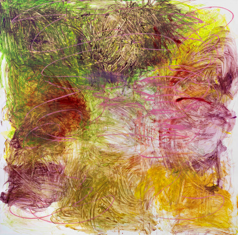 Facing Gaia 01, DAI YING, 2026Yellow ochre, Cinnabar, Acrylic, Oil, Canvas190.0 × 190.0 cm