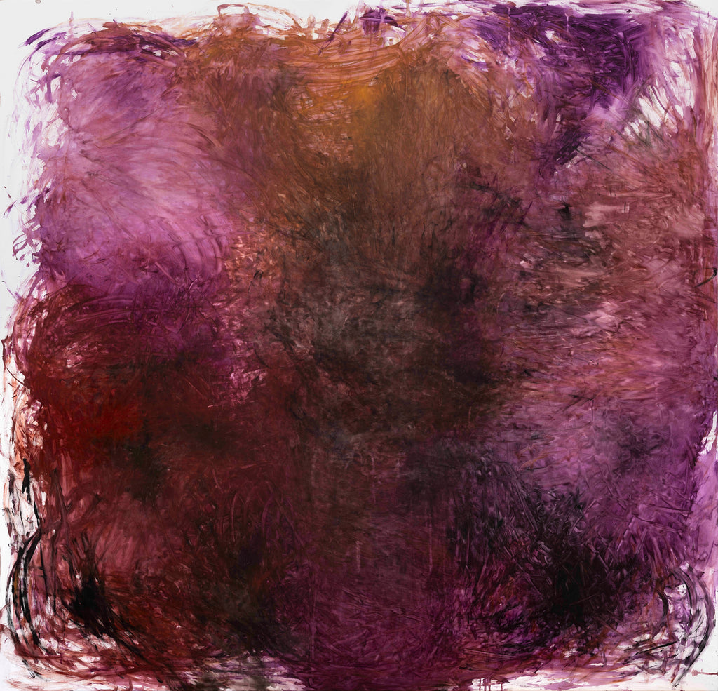 Facing Gaia 03, DAI YING, 2026Hematite, Yellow ochre, Cinnabar, Manganese oxide, Acrylic, Canvas200.0 × 200.0 cm
