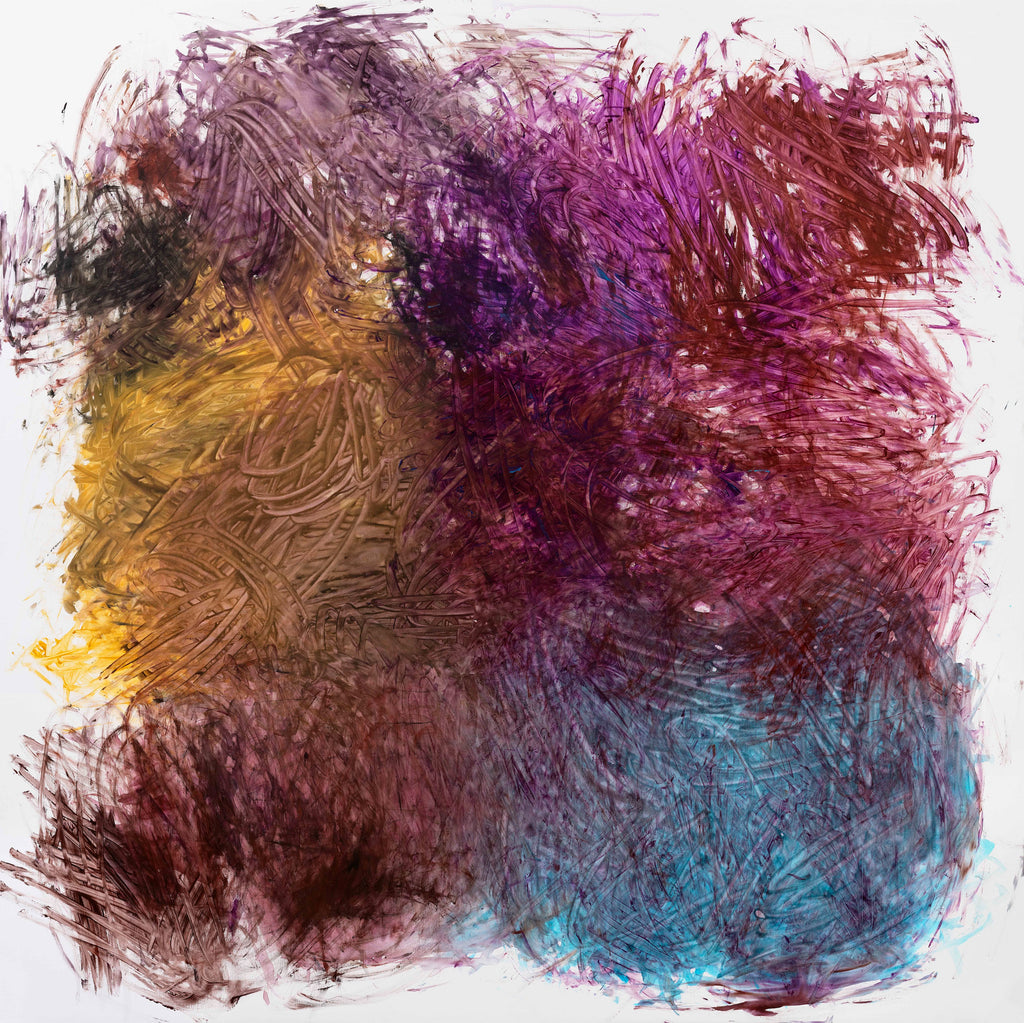 Facing Gaia 05, DAI YING, 2026Hematite, Yellow ochre, Cinnabar, Manganese oxide, Acrylic, Canvas200.0 × 200.0 cm