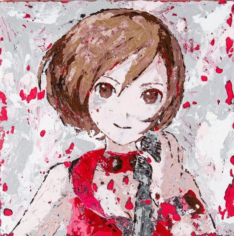 M, ERIKA NAKA, 2026Acrylic on canvas91.0 × 91.0 cm