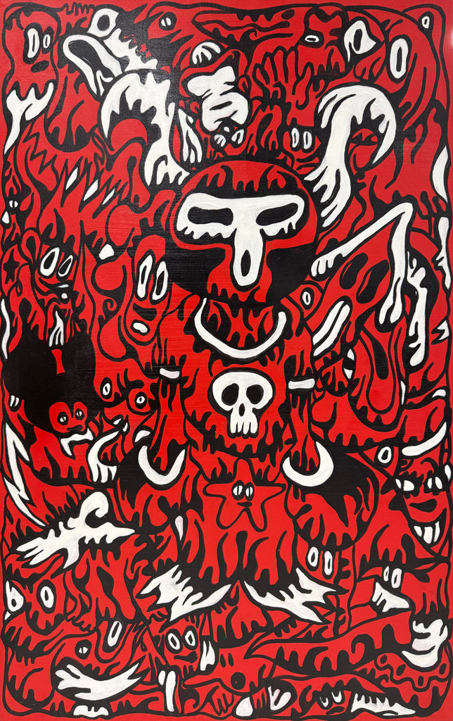 Catch me ncorne, FABIEN VERSCHAERE, 2022Acrylic on canvas116.0 × 73.0 cm