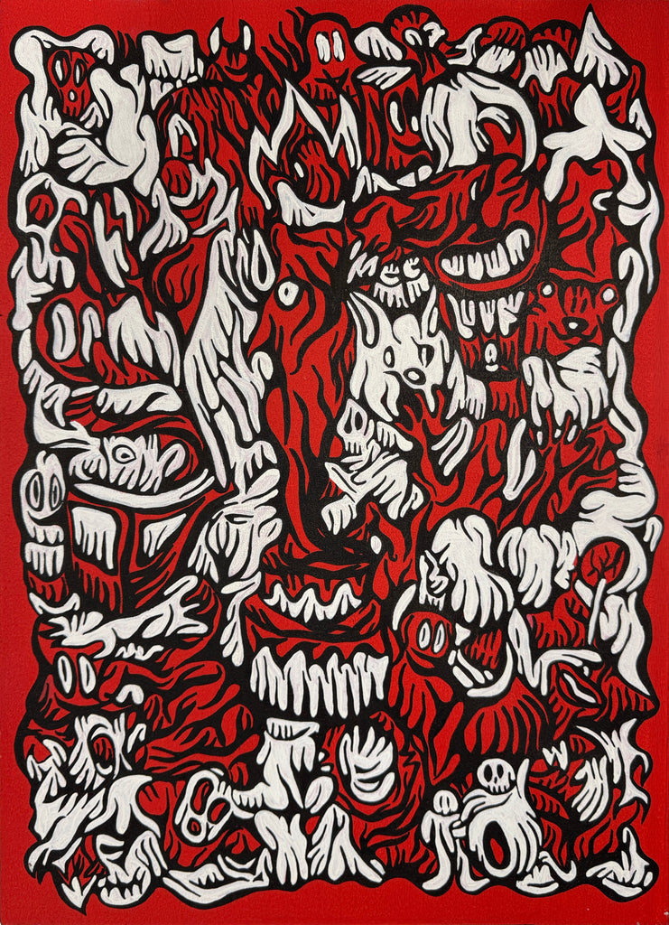 Fish Flying, FABIEN VERSCHAERE, 2017Acrylic on canvas73.0 × 54.0 cm