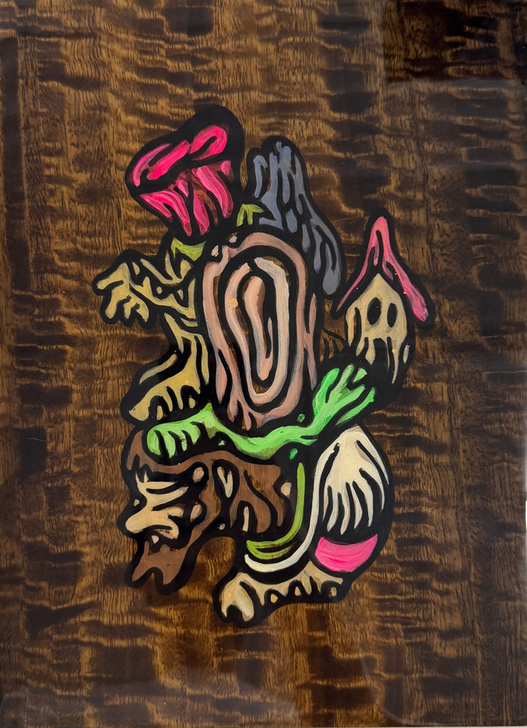 Home Sweet Home, FABIEN VERSCHAERE, 2019Water color on Korean paper and wood29.0 × 21.0 cm