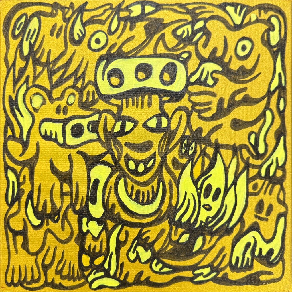 Korean God, FABIEN VERSCHAERE, 2022Acrylic on canvas30.0 × 30.0 cm