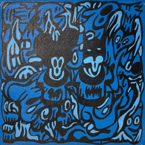 M and B, FABIEN VERSCHAERE, 2022Acrylic on canvas30.0 × 30.0 cm