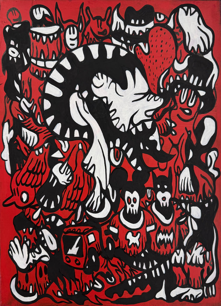 Me and my area, FABIEN VERSCHAERE, 2020Acrylic on canvas65.0 × 50.0 cm