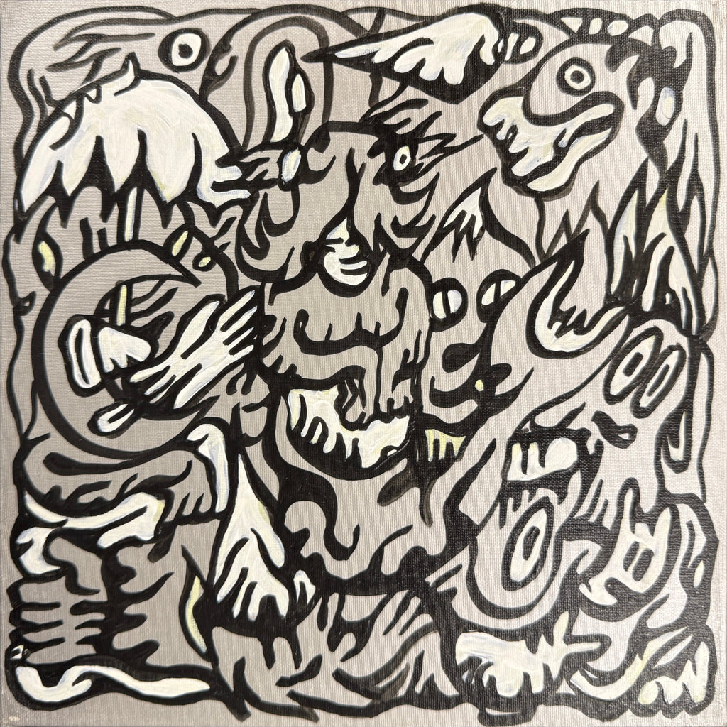 Mermaid, FABIEN VERSCHAERE, 2022Acrylic on canvas30.0 × 30.0 cm