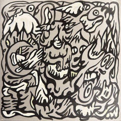 Mermaid, FABIEN VERSCHAERE, 2022Acrylic on canvas30.0 × 30.0 cm