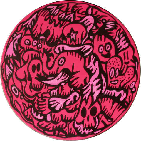 Start Child, FABIEN VERSCHAERE, 2022Acrylic on canvasφ40.0 cm