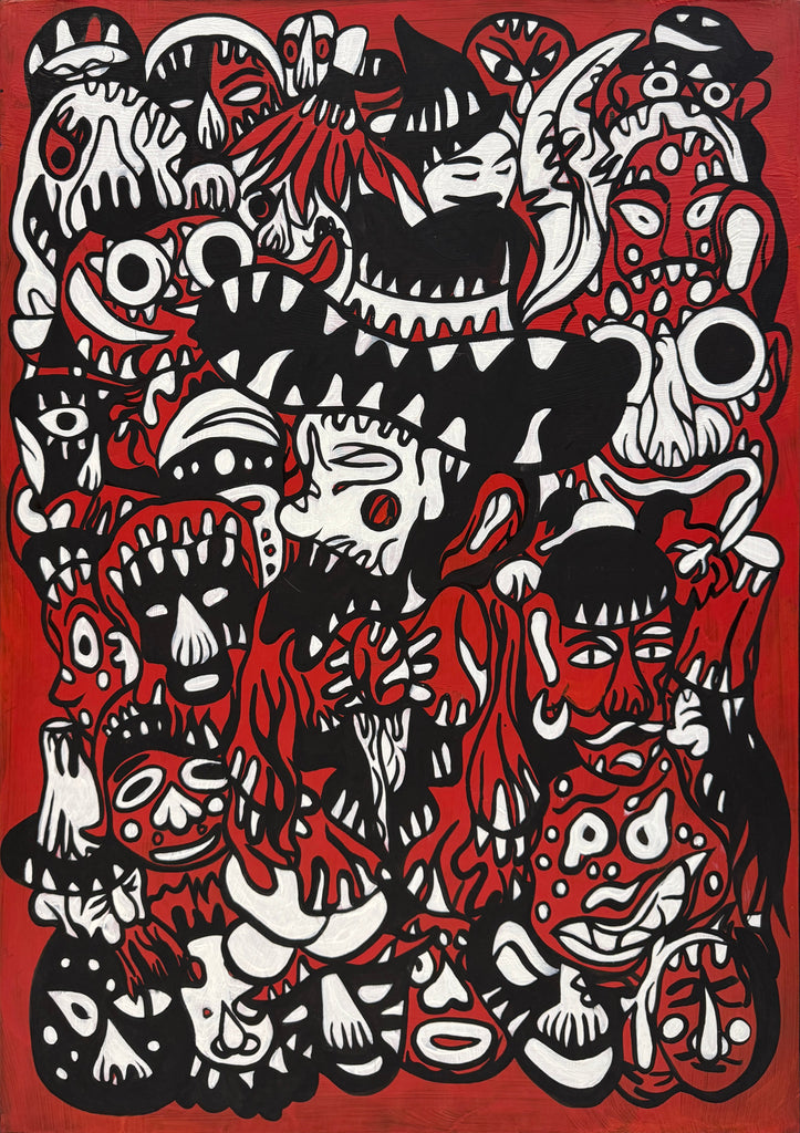 Story and mermaid, FABIEN VERSCHAERE, 2020Acrylic on canvas92.0 × 65.0 cm