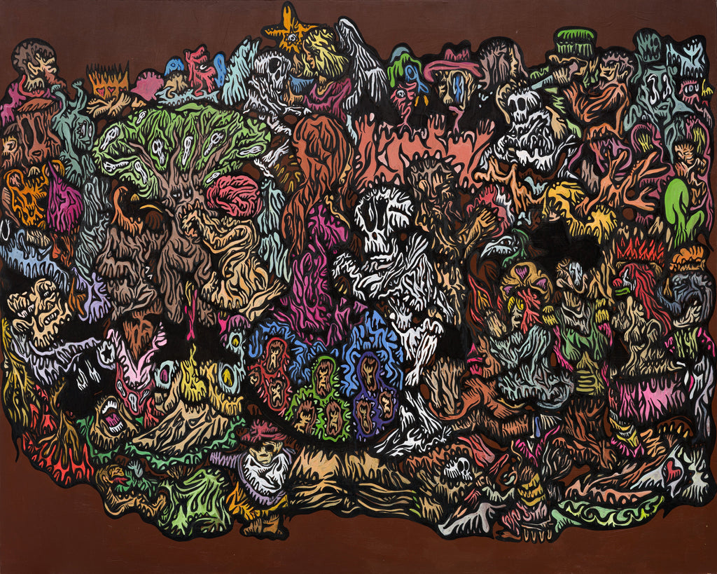 The trip of Gumiho, FABIEN VERSCHAERE, 2016Acrylic on canvas130.0 × 162.0 cm