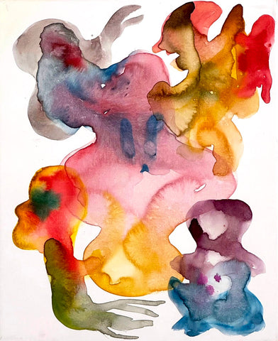 Mush, FABIEN VERSCHAERE, 2025Watercolor on canvas41.0 × 33.0 cm