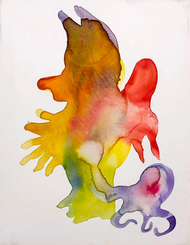 Ducky, FABIEN VERSCHAERE, 2025Watercolor on canvas35.0 × 27.0 cm