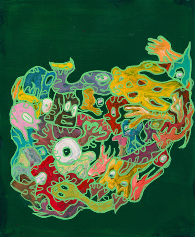 A2, FABIEN VERSCHAERE, 2026Acrylic on canvas46.0 × 38.0 cm