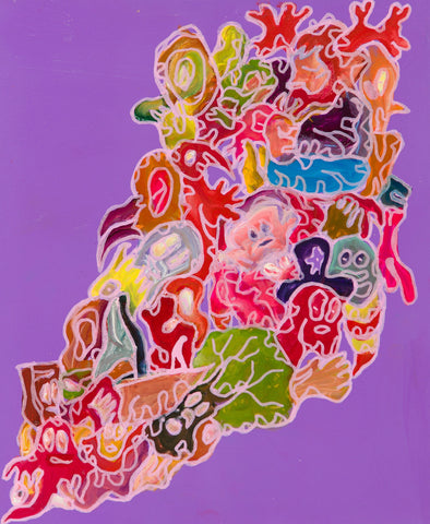 B2, FABIEN VERSCHAERE, 2026Acrylic on canvas46.0 × 38.0 cm