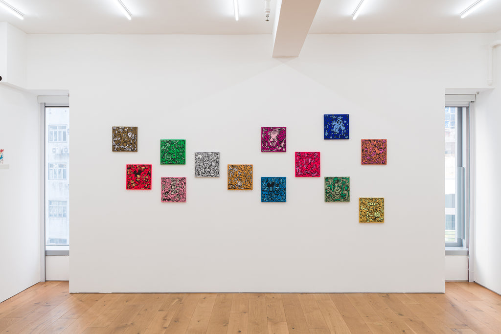 African Faith, FABIEN VERSCHAERE, 2022Acrylic on canvas30.0 × 30.0 cm