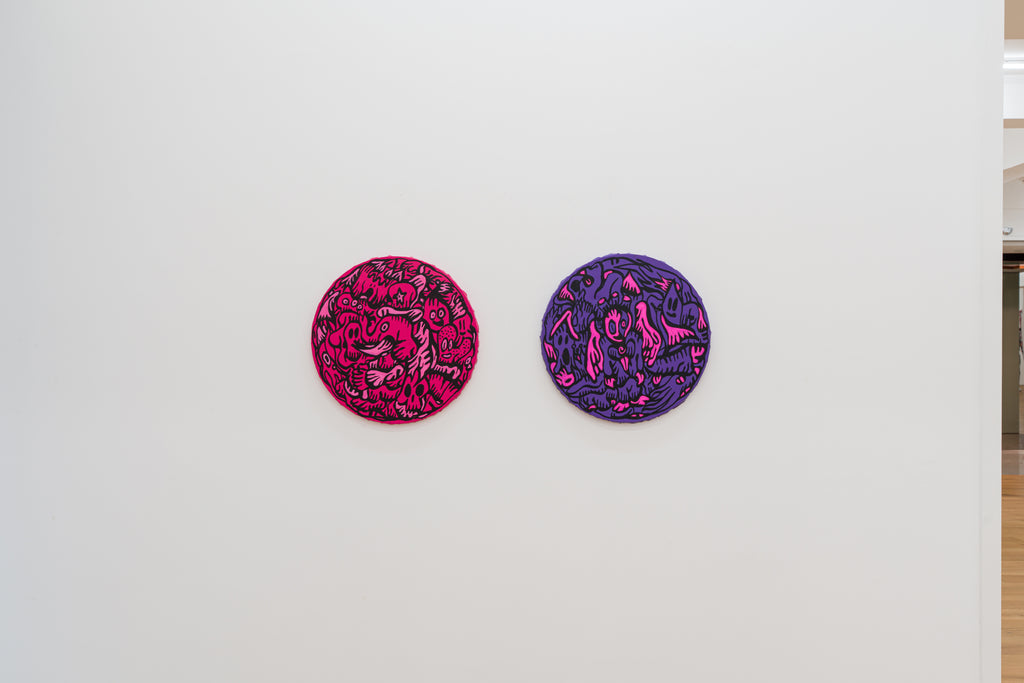 Start Child, FABIEN VERSCHAERE, 2022Acrylic on canvasφ40.0 cm