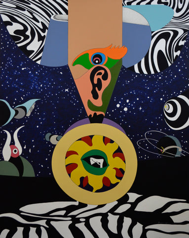 The Medal of the Sun, GO YAYANAGI, 2012Acrylic and oil on canvas162.0 × 130.0 cm