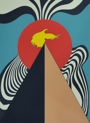 Weathercock, GO YAYANAGI, 1984Silkscreen on paper36.2 × 27.0 cmEdition of 75