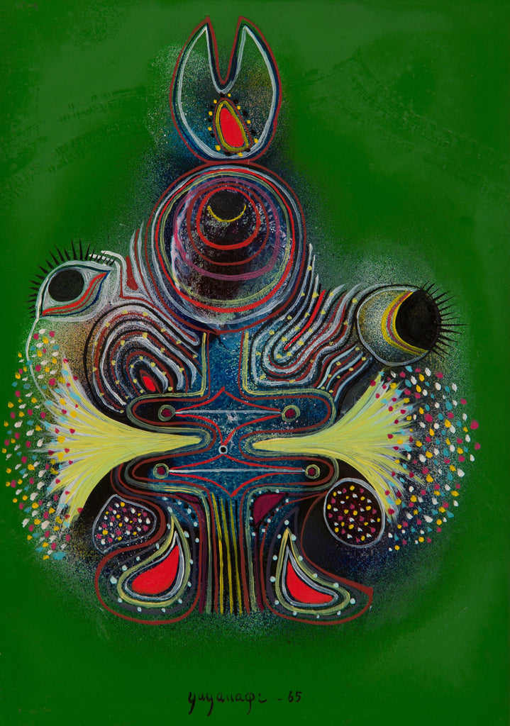 Spring Awakening, GO YAYANAGI, 1965Oil on panel36.3 × 25.7 cm