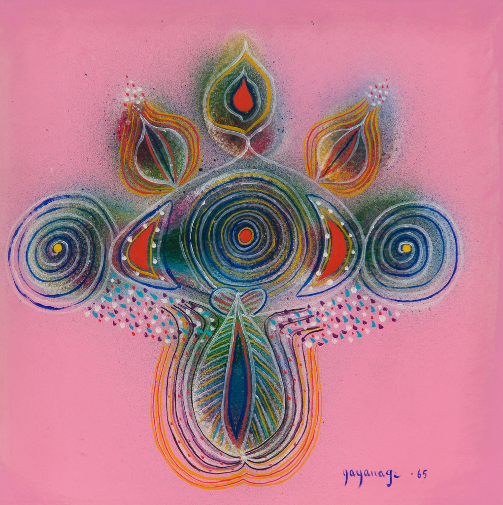 Female Body, GO YAYANAGI, 1965Oil on panel30.2 × 30.2 cm