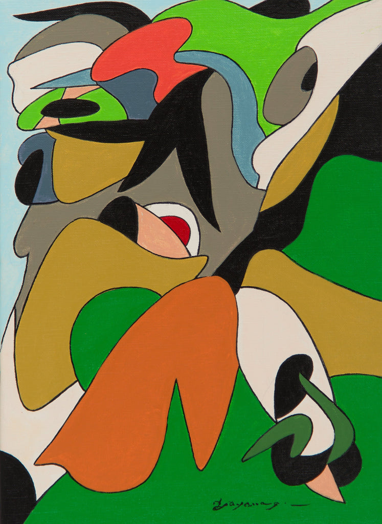 Nature, GO YAYANAGI, 2025Oil and acrylic on panel33.6 × 24.4 cm