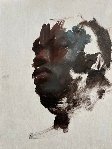 Untitled #8, HENRIK AARRESTAD ULDALEN, 2024Oil on panel32.0 × 24.0 cm