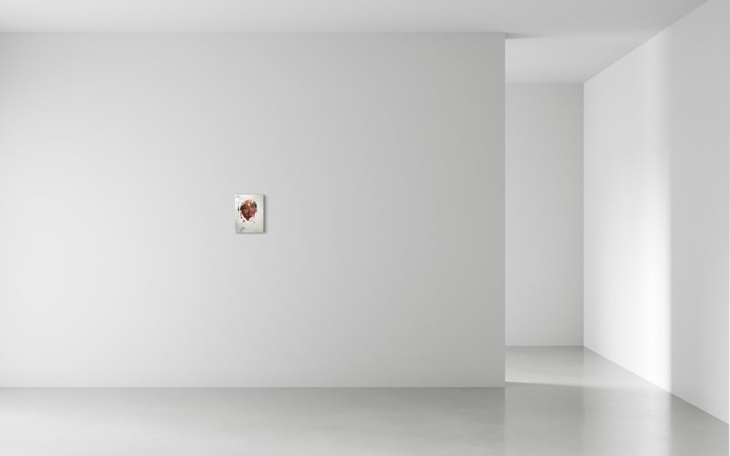 Untitled #15, HENRIK AARRESTAD ULDALEN, 2025Oil on panel32.0 × 24.0 cmCharacterized by expressive brushwork and minimal, restrained compositions, Henrik Uldalen's works create a dreamlike, liminal atmosphere. They explore emotional and existential themes such as loneliness, alienation, and anxiety, often conveyed through the human figure.