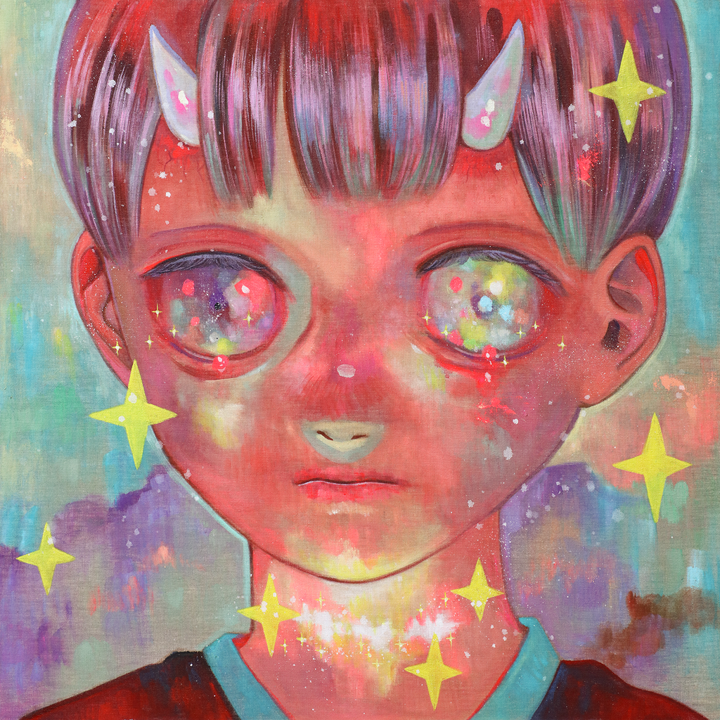 God Is Dead, But… #20, HIKARI SHIMODA, 2025Oil on canvas72.7 × 72.7 cm