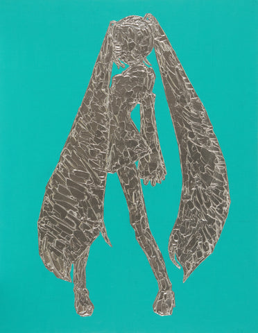 MIKU01, HIRO SUGIYAMA, 2026Acrylic, Spray on canvas117.0 × 91.0 cm