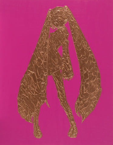 MIKU02, HIRO SUGIYAMA, 2026Acrylic, Spray on canvas117.0 × 91.0 cm