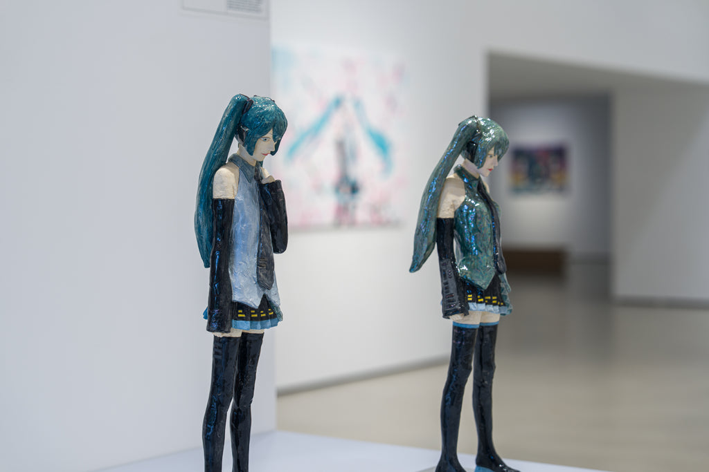 CU2315-The day I became Hatsune Miku /Ⅱ, HIROTO KITAGAWA, 2023Glaze, Ceramic11.0 × 8.0 × 46.0 cm