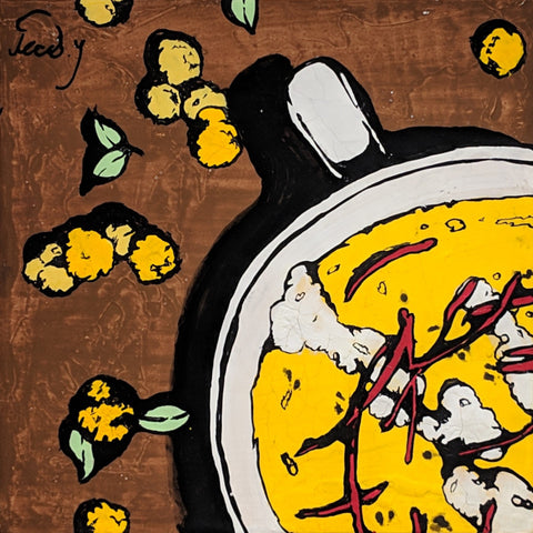 10.10.02, icco Yoshimura, 2017Acrylic on canvas10.0 × 10.0 cm