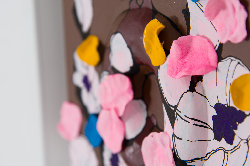 doughnut hole 06, icco Yoshimura, 2020Mixedmedia on canvas20.0 × 20.0 cm*You must be a registered member to make a purchase.Estimated shipping time: Within 1 week of order.