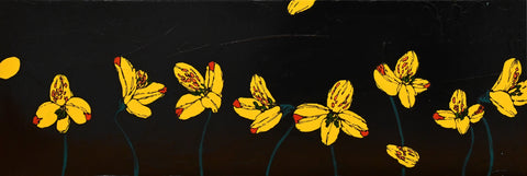 garden, icco Yoshimura, 2021Acrylic on canvas20.0 × 60.0 cm*You must be a registered member to make a purchase. Estimated shipping time: Within 10 days of order.