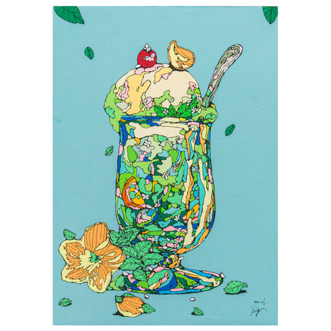 The Water of Life Ⅶ, icco Yoshimura, 2022Panel, Canvas, Acrylic60.0 × 42.0cm*You must be a registered member to make a purchase.Estimated shipping time: Within 1 week of order.