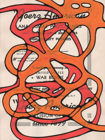 AMERICAN PHOTO JOURNAL POSCA 101, JEFF ROSS, 2021POSCA and acrylic on canvas18.5 × 24.5 cm