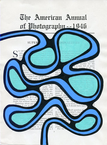 AMERICAN PHOTO JOURNAL POSCA 128, JEFF ROSS, 2021POSCA and acrylic on canvas18.5 × 24.5 cm