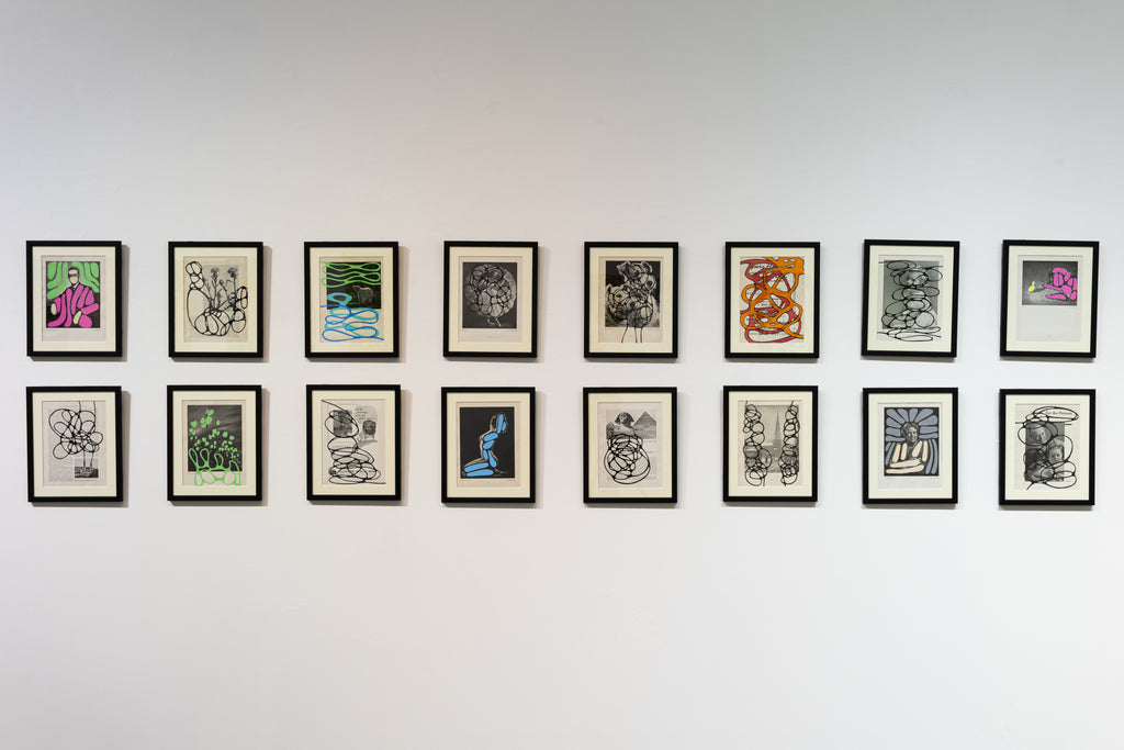 AMERICAN PHOTO JOURNAL POSCA 105 POLAR BEAR, JEFF ROSS, 2021Posca, Acrylic paint on canvas18.5 × 24.5 cm